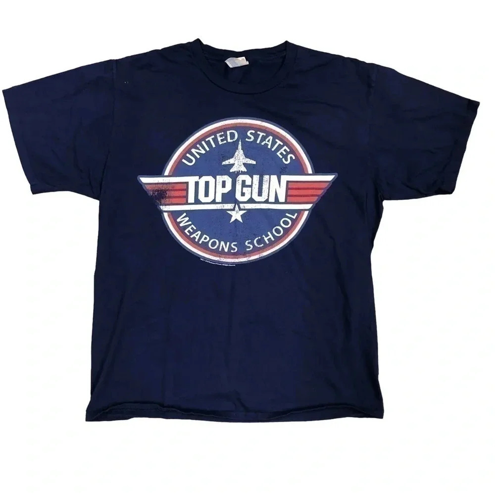 Top Gun United States Weapons School‎ Tshirt Unisex Navy Large 2016 Paramount